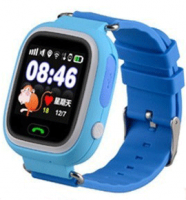 Детские часы с GPS-трекером Smart Baby Watch Q80 голубые