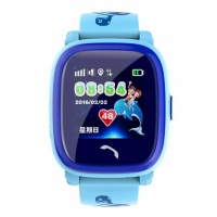 Детские часы с GPS-трекером Smart Baby Watch W9 (Голубой)