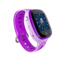Водонепроницаемые детские GPS часы с камерой Smart Baby Watch DF31G (Фиолетовый)