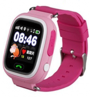Детские часы с GPS-трекером Smart Baby Watch Q80 розовые