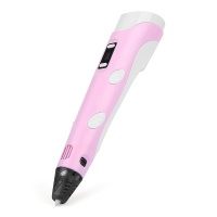 3D ручка 3D PEN-2 второе поколение c дисплеем (Розовый)
