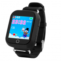 Детские часы с GPS-трекером Smart Baby Watch Q100 (Черный)