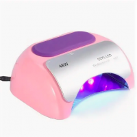  Гибридная лампа для сушки ногтей Professional Nail 48 W CCFL+LED с сенсором (Розовый)
