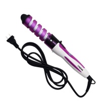 Спиральная плойка для завивки волос Professional Hair Curler NHC-5322 (фиолетовый)