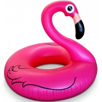 Надувной круг фламинго розовый Pink Flamingo (90 см)