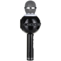 Беспроводной караоке микрофон-колонка WS-878 (черный)
