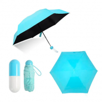 Карманный мини-зонт mini pocket umbrella (голубой)