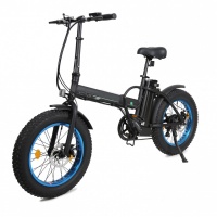 Электровелосипед Fatbike Pride 2 (черный/синий) 500W/48V/13Ah