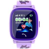 Детские часы с GPS-трекером Smart Baby Watch W9 (Фиолетовый)