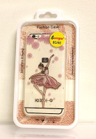 Силиконовый чехол со стразами для iPhone 6 (Young ballerina)