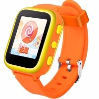 Детские часы с GPS-трекером Smart Baby Watch GW200 оранжевые