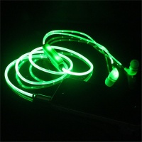 Светящиеся наушники Lighted Earphone Зеленый