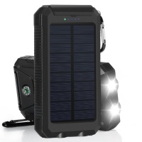 Power Bank на солнечных батареях Solar Charger 20000 mah (черный)