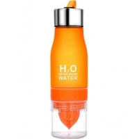 Бутылка-соковыжималка H2O Drink More Water, 650 мл (оранжевый)