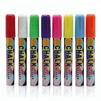 Флуоресцентные меловые маркеры для LED досок Chalk Marker набор (8 цветов) 6 мм