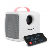 Мини-проектор куб Q2 Kids Story Projector (Розовый)