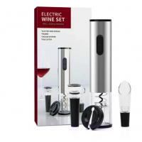 Электрический штопор для вина и винный набор Electric Wine Set (серебро)