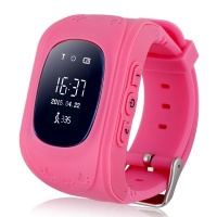 Детские часы с GPS-трекером Smart Baby Watch Q50 розовые