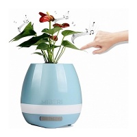 Умный музыкальный цветочный горшок с Bluetooth - Smart Music Flowerpot Голубой