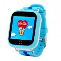 Детские часы с GPS-трекером Smart Baby Watch Q100 (Голубой)
