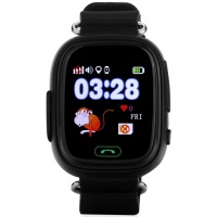 Детские часы с GPS-трекером Smart Baby Watch G72 wi-fi (Черный)