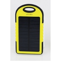 Power Bank на солнечных батареях Solar Charger 5000 МАН(желтый)