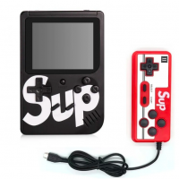 Игровая консоль 8-битная SUP Game Box 400 in 1 с джойстиком (черная)