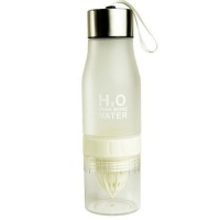 Бутылка-соковыжималка H2O Drink More Water, 650 мл (белый)