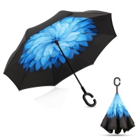Зонт наоборот (Голубой бутон)