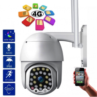 Камера видеонаблюдения 3G / 4G Artificial Intelligence Camera WIFI PTZ P32 4G LTE (белый)