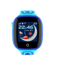 Водонепроницаемые детские GPS часы с камерой Smart Baby Watch DF31G (Голубой)
