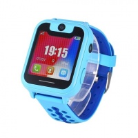 Детские часы с GPS-трекером Smart Baby Watch S6 (Голубой)