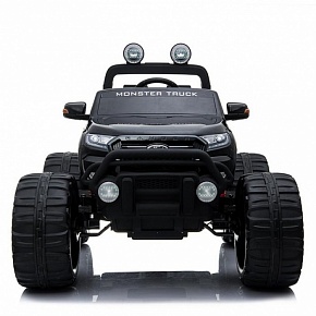 Электромобиль RiverToys FORD RANGER MONSTER TRUCK 4WD лицензионная модель с дистанционным управлением (Черный глянец)