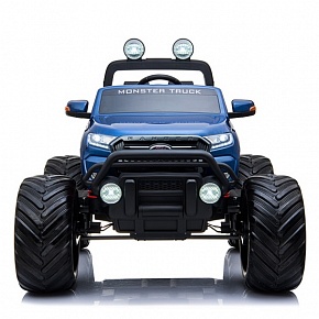 Электромобиль RiverToys FORD RANGER MONSTER TRUCK 4WD лицензионная модель с дистанционным управлением (Синий глянец)