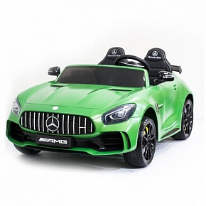 Электромобиль BARTY Mercedes-Benz AMG GTR двухместный (Зеленый глянец)