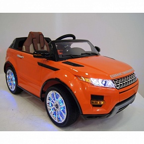 Детский электромобиль RiverToys Range Rover A111AA VIP с дистанционным управлением (Оранжевый)