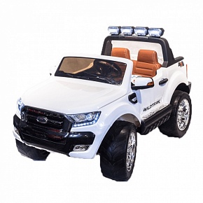 Детский электромобиль RiverToys NEW FORD RANGER 4WD лицензионная модель с дистанционным управлением (Белый)