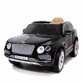 Детский электромобиль RiverToys BENTLEY BENTAYGA JJ2158 лицензионная модель с дистанционным управлением (Черный)