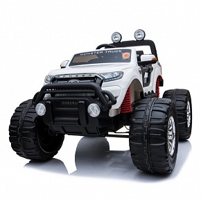 Электромобиль RiverToys FORD RANGER MONSTER TRUCK 4WD лицензионная модель с дистанционным управлением (Белый)