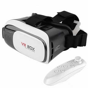 Шлем виртуальной реальности VR BOX 2.0(с джойстиком)