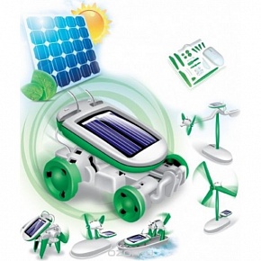 -    cute sunlight solar 6 in 1 robot kit
