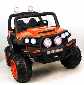 Двухместный детский электромобиль RiverToys BUGGY О333ОО (4*4) с дистанционным управлением (Оранжевый)
