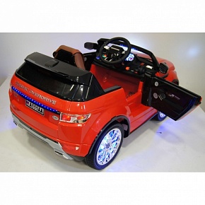 Детский электромобиль RiverToys Range Rover A111AA VIP с дистанционным управлением (Красный)