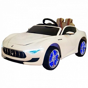 Детский электромобиль RiverToys Maserati A005AA с дистанционным управлением (Белый)