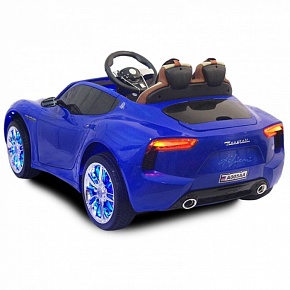 Детский электромобиль RiverToys Maserati A005AA с дистанционным управлением (Синий)