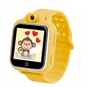 Детские часы с GPS-трекером Smart Baby Watch G10 (Желтый браслет)