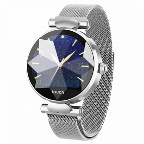 Женские умные часы Smart Watch H1 с измерением давления и сердечного ритма (silver)